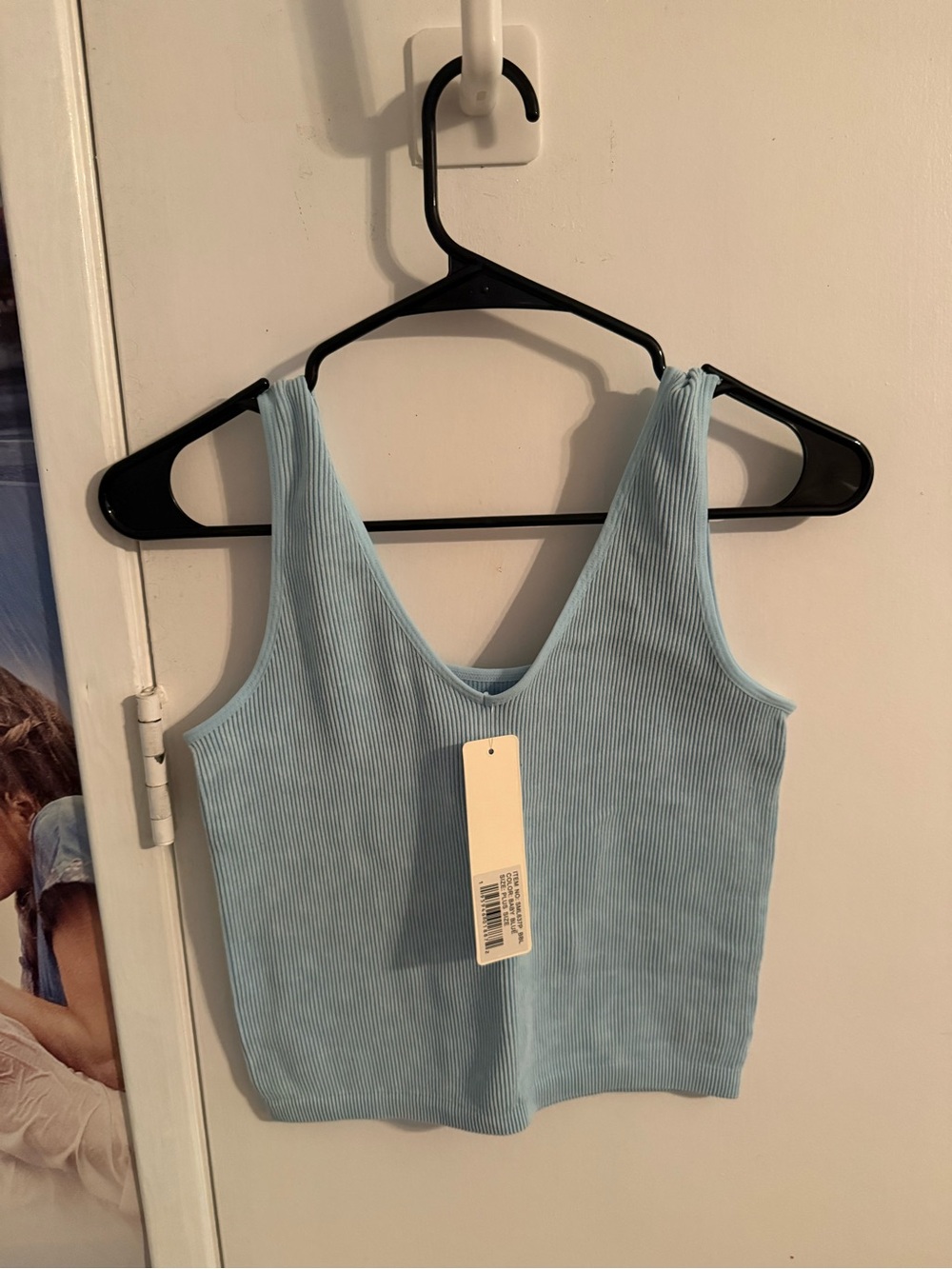 Yelete Light Blue Ribbed Tank - Picture 2 of 2